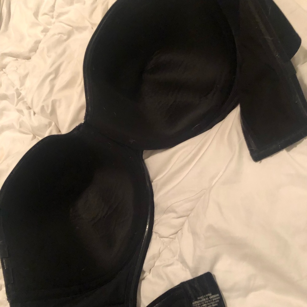 Black strapless 50DDD